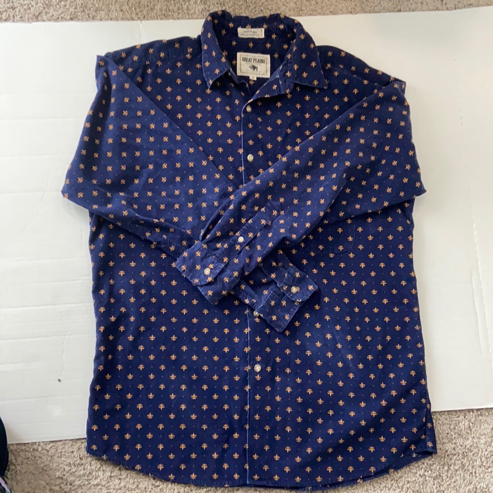 Vintage Great Plains Clothing Company corduroy men’s shirt size M